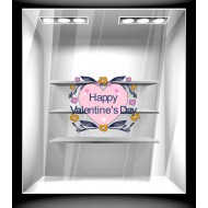 Αυτοκόλλητο βιτρίνας - Αγίος Βαλεντίνος 44